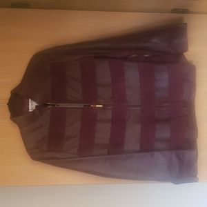New Bradley Bayou leather and suede jacket.  Size M.
